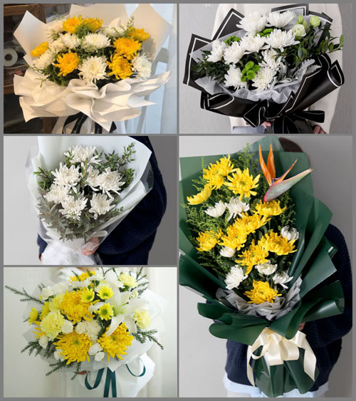 河北衡水武强县豆村乡白事花束代送